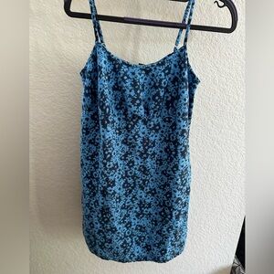 Floral blue sundress